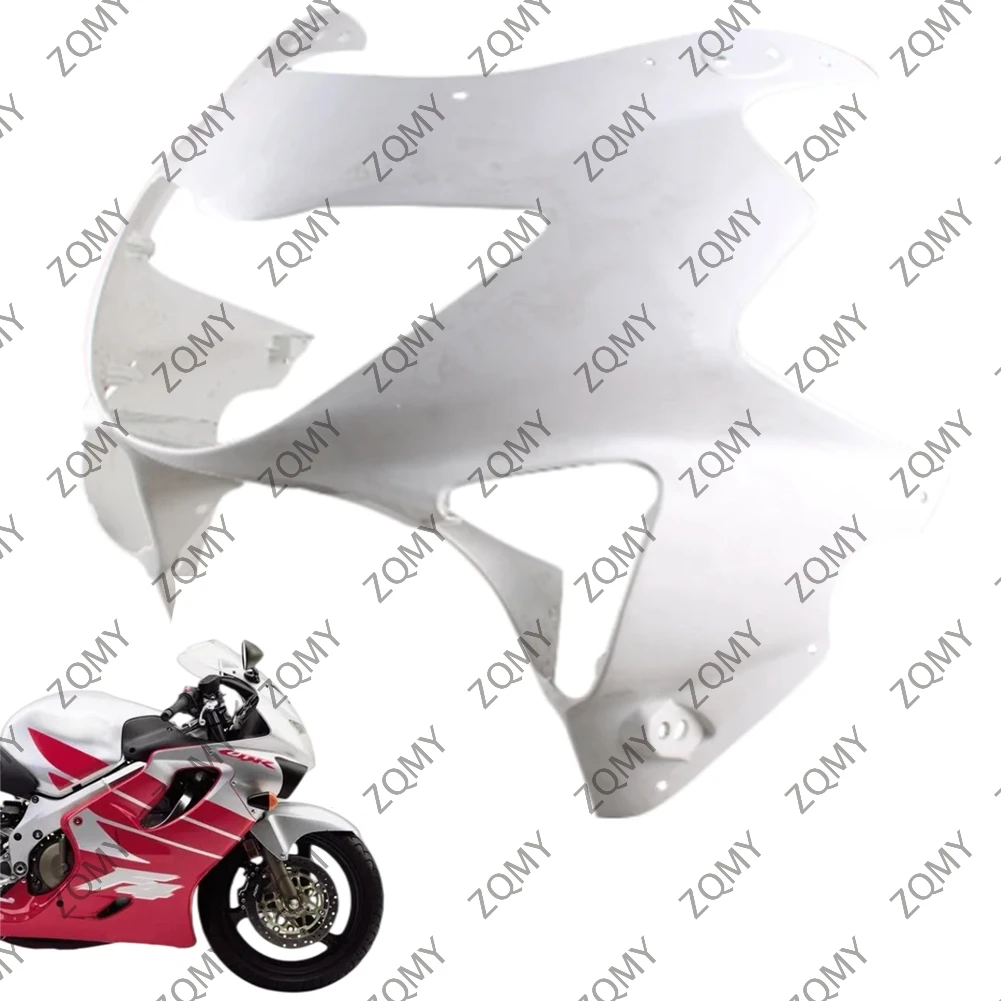 

Motorcycle Upper Front Nose Fairing Cowl For Honda CBR600F4 1999-2000 Injection Mold ABS Plastic Unpainted White