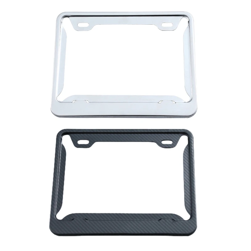 A70F License Plate Holder Eye Catching Fit for European Motorcycle Number Plate Frame Resistant Discoloration Easy to Install