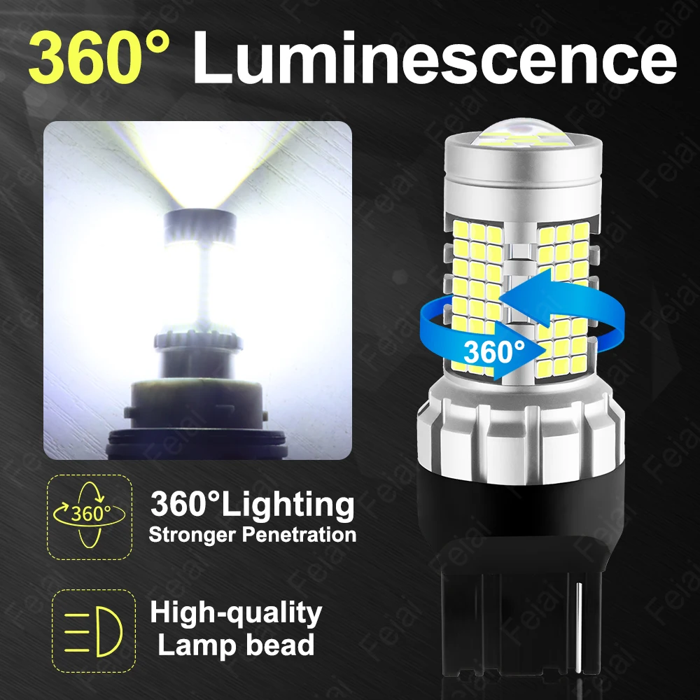 لبيجو 206 SW CC LED عكس أضواء لمبة 1998-2005 2006 2007 2008 2009 2010 2011 2012 2013 206 اكسسوارات عكس الضوء #4