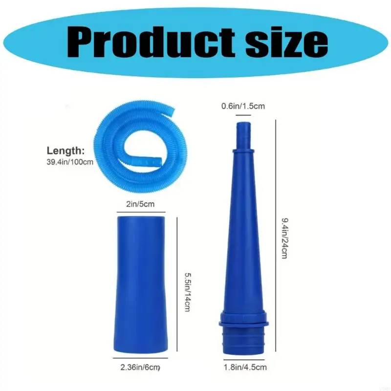 Herramienta fijación vacío ajustable para extracción polvo 39.4 pulgadas secador ventilación Tubo conducto