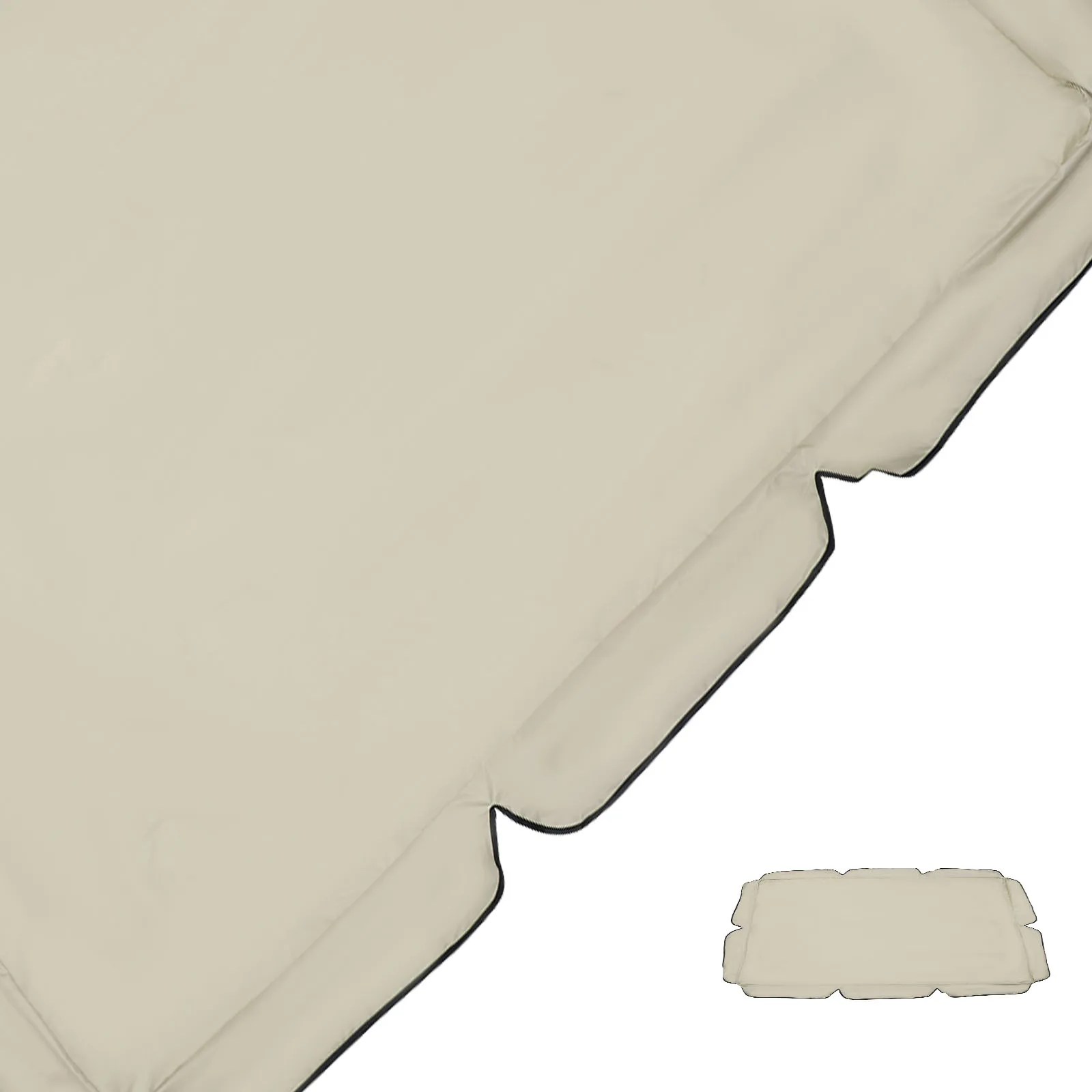 

Swing Cover Waterproof Scalloped Edge Elastic Band Outdoor Garden Furniture Protector Patio Swing Set Cover Dust Rain Shield