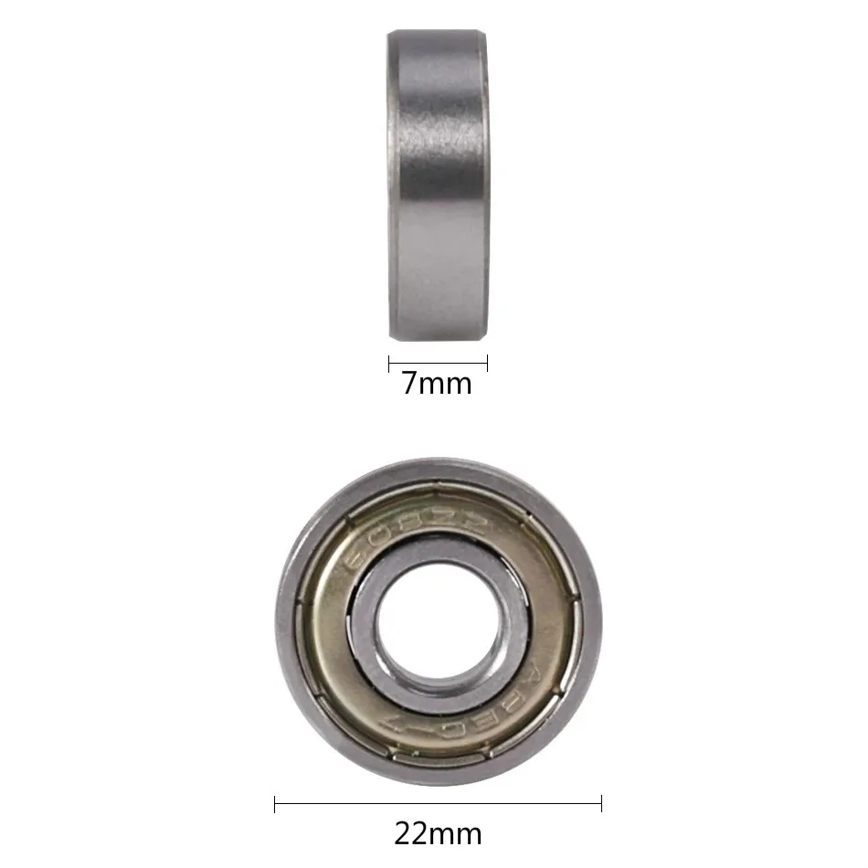 

1Pieces604ZZ Double Shielded Miniature High-carbon Steel Single Small bearings Deep Groove Ball Bearing 4*12*4mm 605ZZ 5*14*5mm