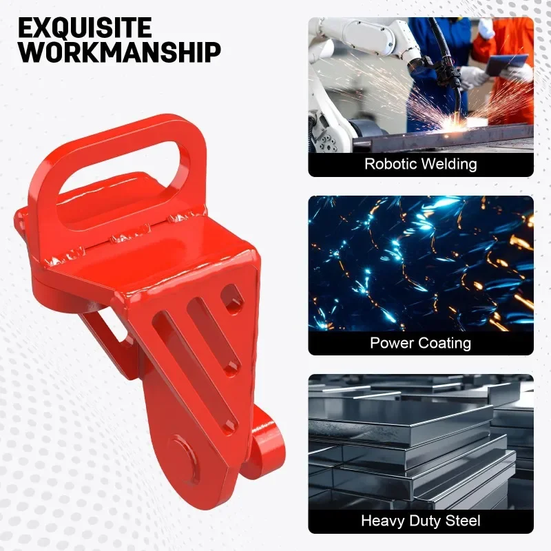 New graded marine container jack lugs with portable U-handle
