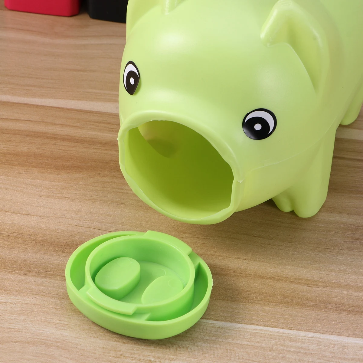 

Ceramic Piggy For Girls Boys Money Bank Saving Pot Plastic Coin Bank Nursery Decor Gift Christmas Birthday Green