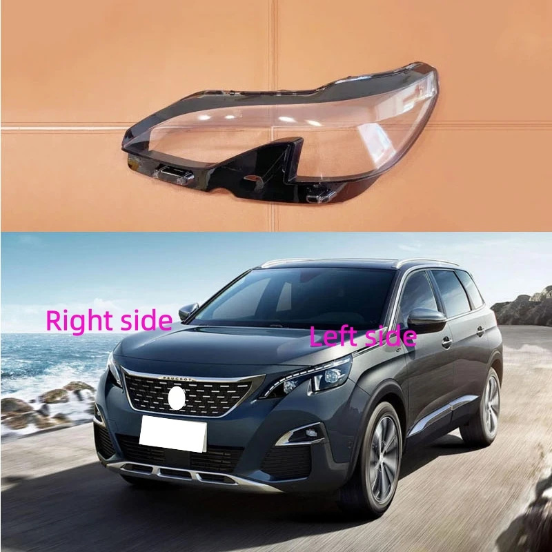 

For Peugeot 4008 5008 2016 2017 2018 2019 Car Headlamp Cover Headlight Shell Replace Lamp Shade Headlamp Lens Glass