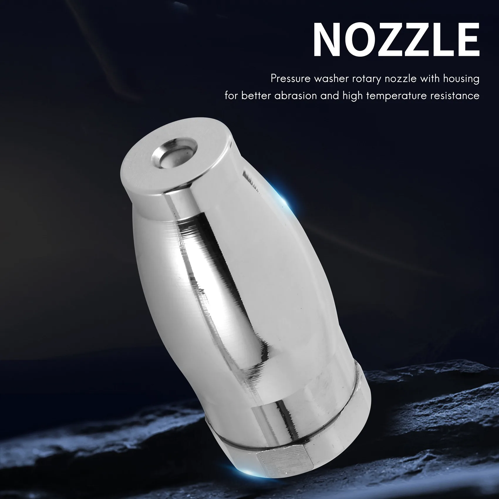 Турбонасадка для мойки высокого давления, вращающаяся насадка для горячей и холодной воды, быстрое подключение 1/4 дюйма, отверстие 3,0, 3600 фунтов на квадратный дюйм
