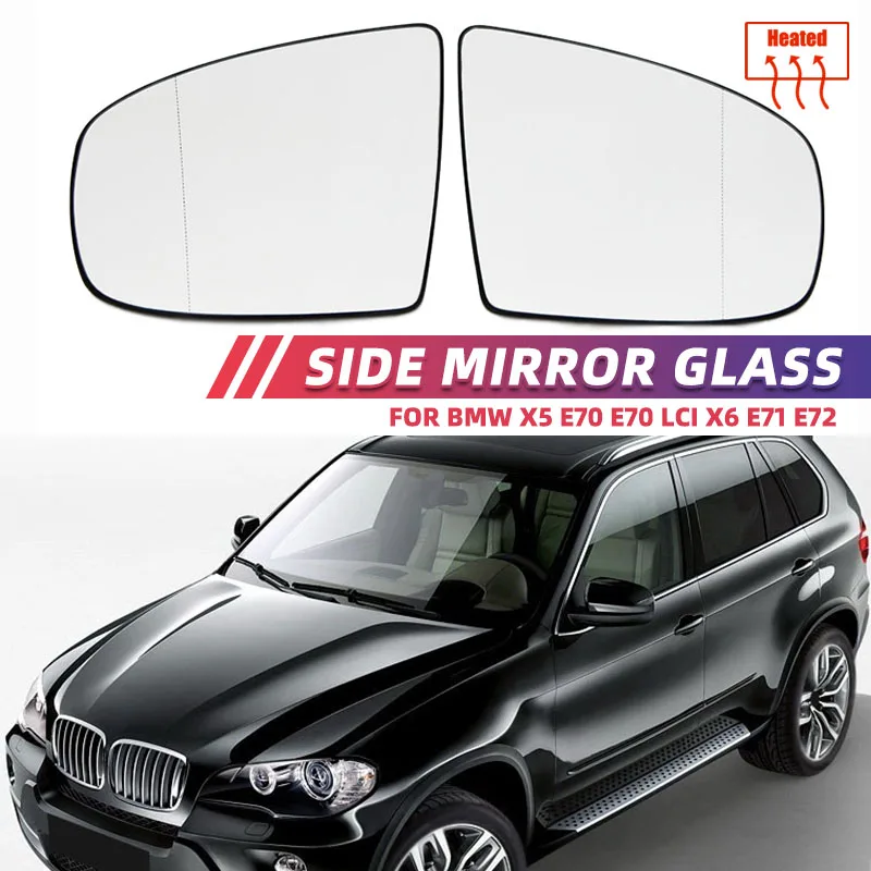 Heated Car Door Side Rear View Mirror Glass 51167174981 für BMW X5 X6 E71 E72 E70 E70 LCI – Bewertung und Anleitung