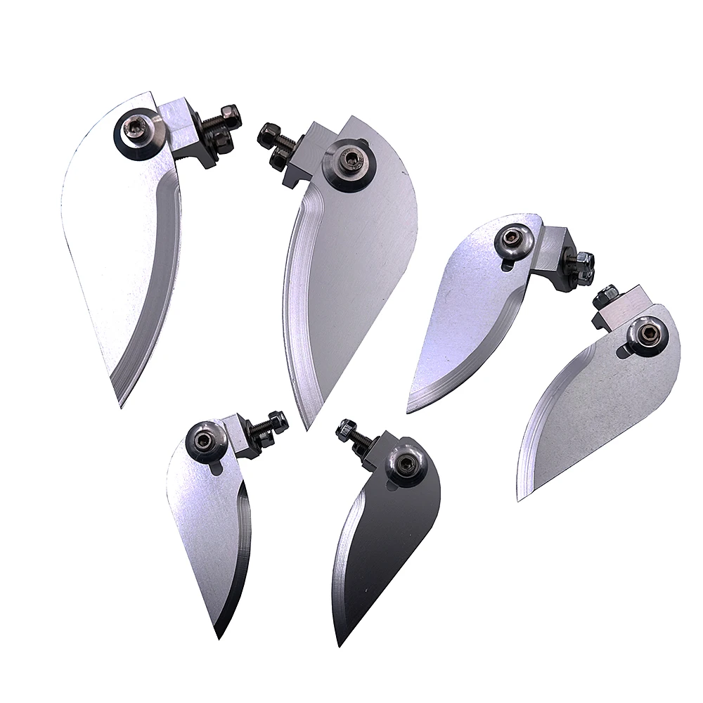 1 para regulowanych aluminiowych płetw obrotowych o wysokiej precyzji 55 * 21 mm 68 * 25 mm 82 * 30 mm do łodzi wyścigowych Rc Szybka łódź