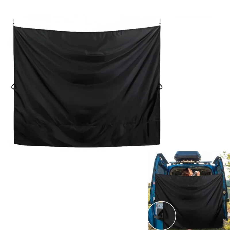 

Camper Barn Door Privacy Curtains Cover With Hooks For Outdoor Shower Curtain Caravan Sunshade Curtain Rear Partition Sunshade