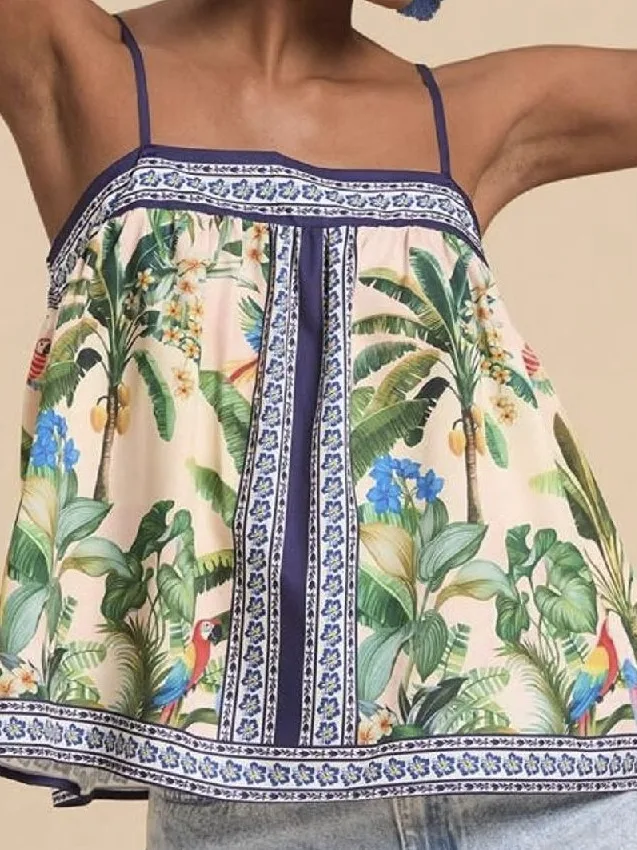 Women's Printed Collar Long Sve irt Casual Sle Loose Fit Floral Print Busin Casual Thin Material Inner Wear