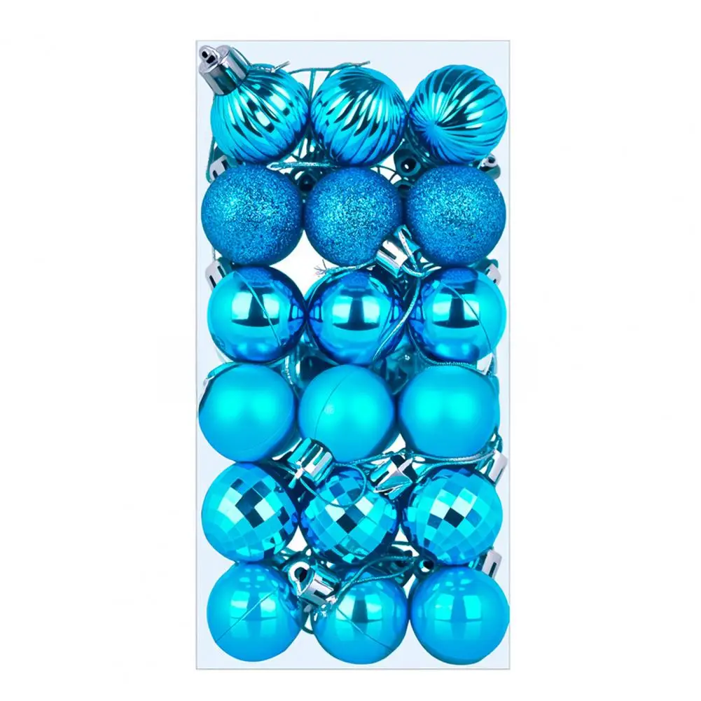 36 Stück 3CM Weihnachtskugeln Christbaumschmuck Anhänger für Heim-Party-Dekoration 2026 Neujahr Navidad Geschenke Ornamente Zubehör – Detail 9