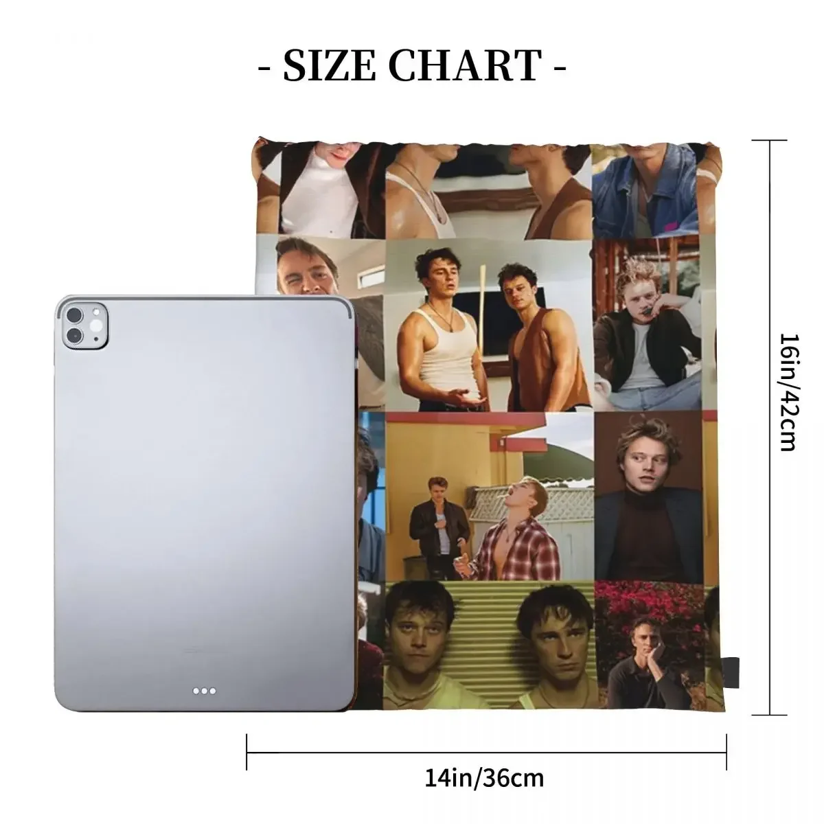 JJ Maybank - Rudy Pankow Backpacks Portable Drawstring Bags Drawstring Bundle Pocket Sports Bag Book Bags For Travel School