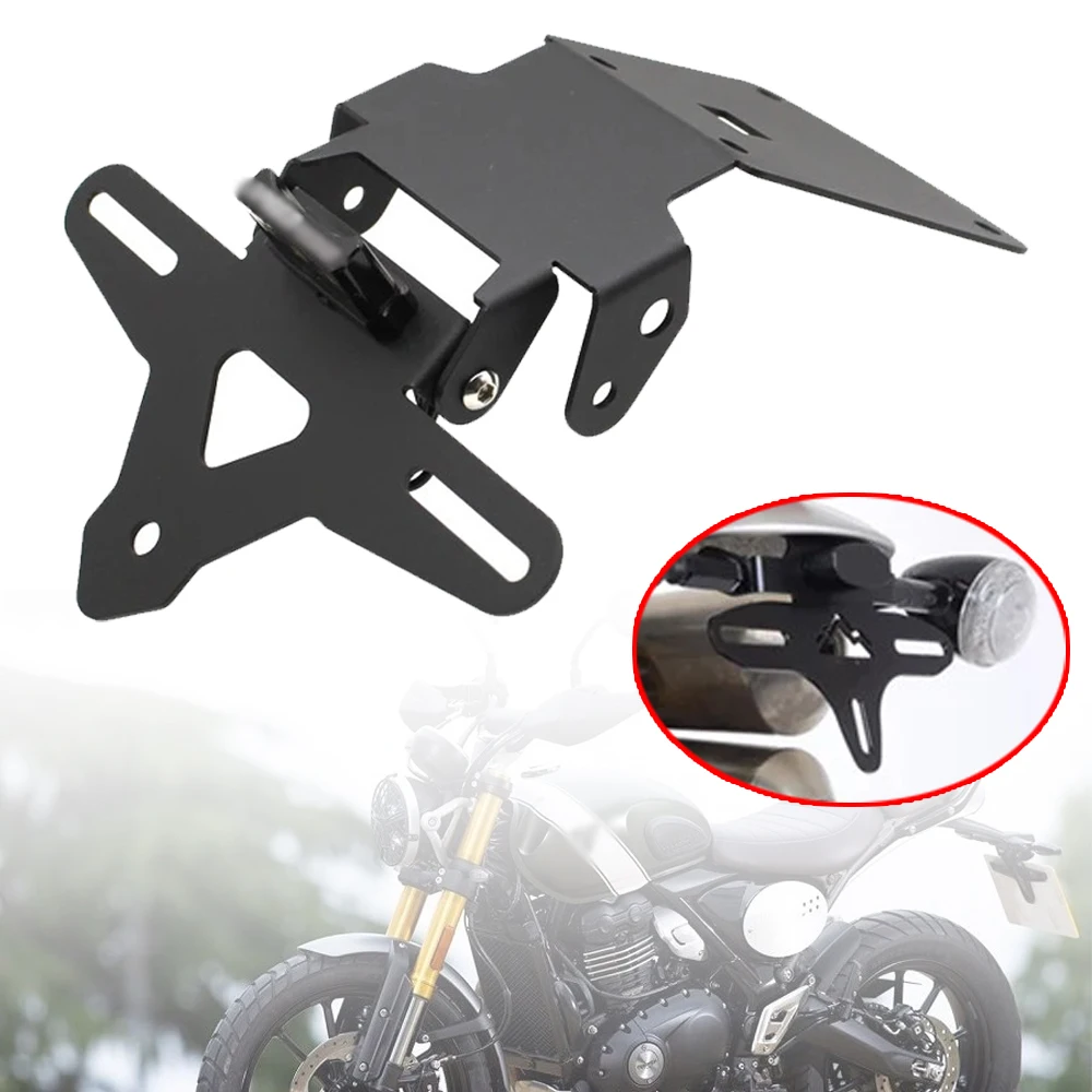 

Fit For Scrambler400X Scrambler 400 X Speed 400X Speed400X 2024- Motorcycle Registration Plate Holder CNC License Plate Holder