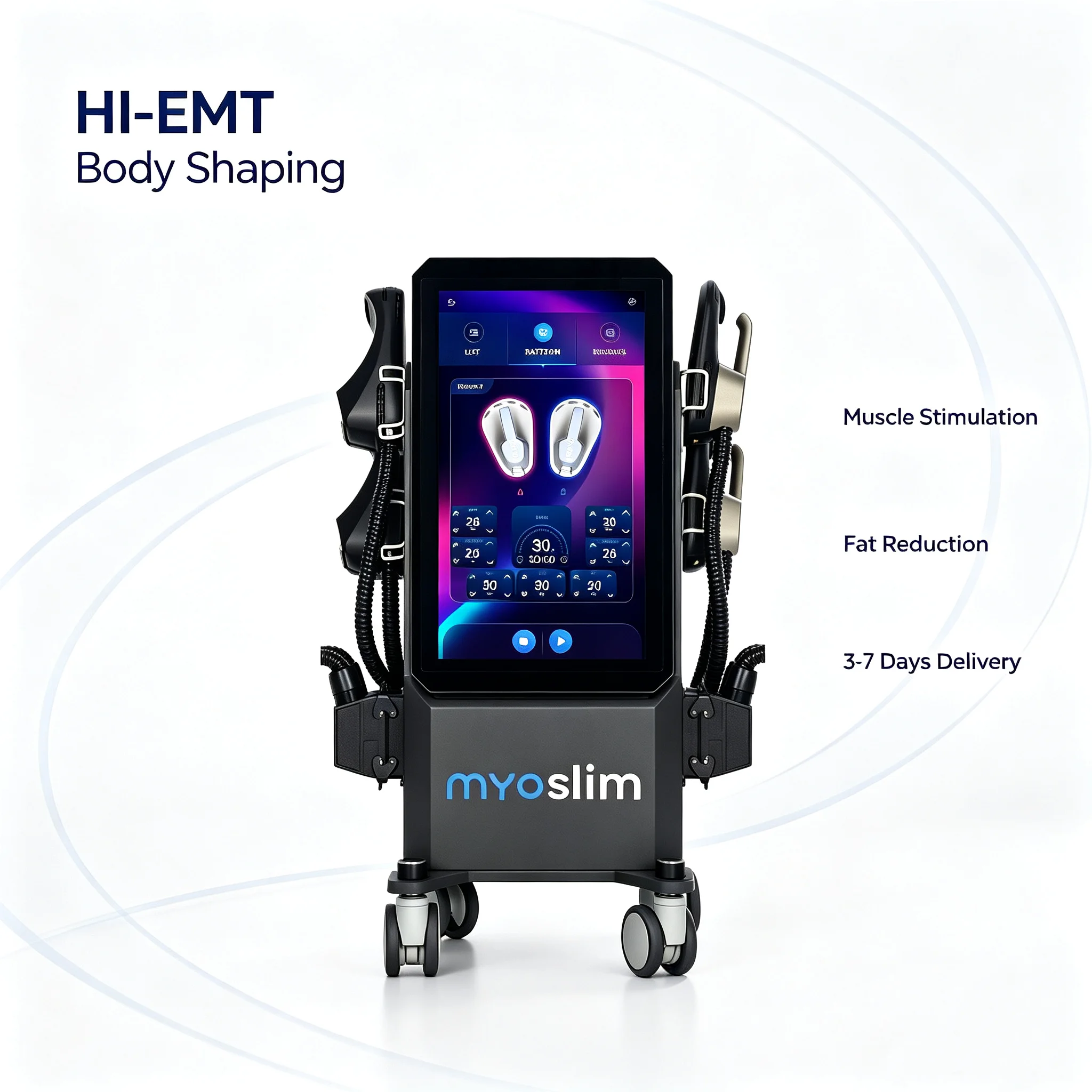 Nova Sculpt Body Shaping Machine MYOslim EMSZERO Ultra 6500W NEO EMS HI-EMT RF Pelvic Stimulator High Power Waist Sculpt Salon