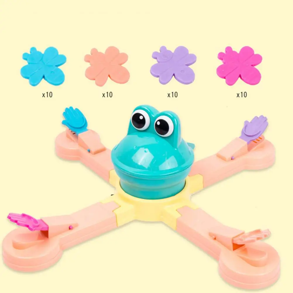 

Feeding Game Hand-eye Coordination Toy Electric Dinosaur Feeding Game Movable Big Mouth Frog Food Launcher for Toddlers for Boys