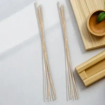 Palos de bambú de 20 piezas para hacer varillas de marco precortadas, actividades artesanales Diy, Kit de construcción de cometas al aire libre para niños, palo para cometa