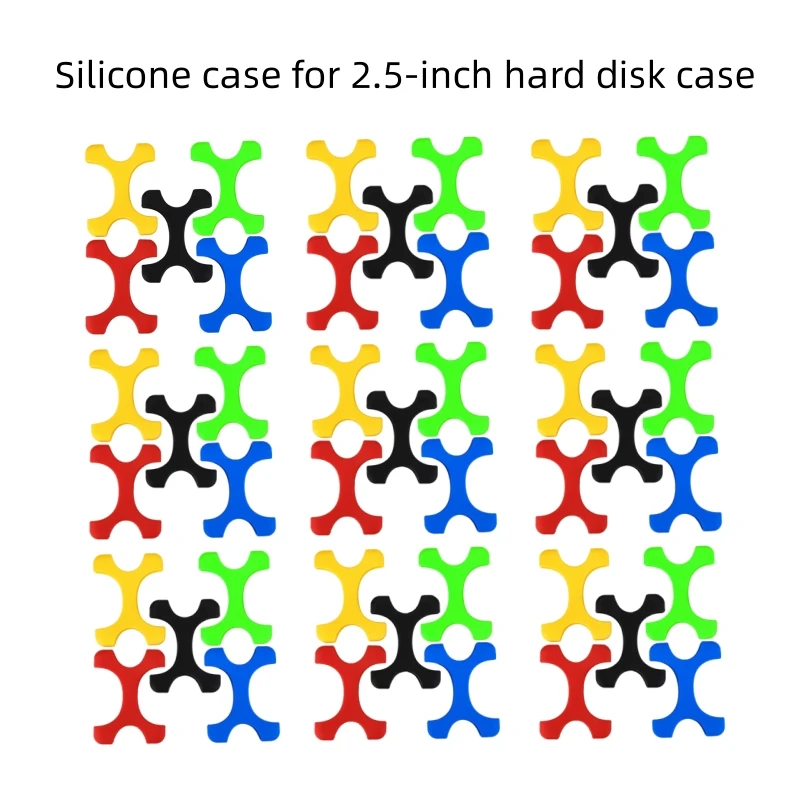 5/3/1pcs 2.5 Shockproof Hard Drive Disk HDD Silicone Case Cover Protector For Backup Plus External Hard Drive