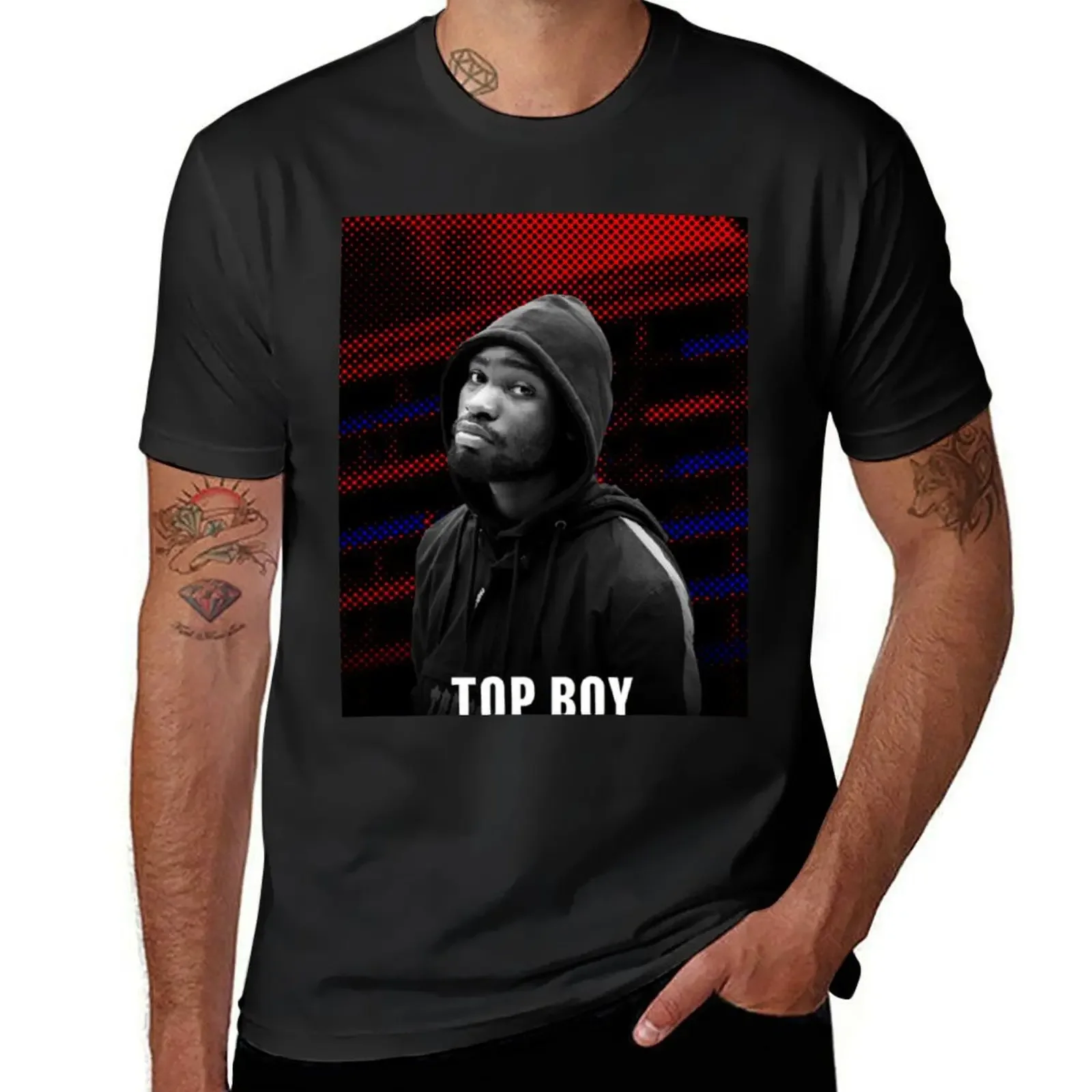 SANTAN DAVE TOPBOY T-Shirt gifts for boyfriend Funny t-shirts anime stuff blue archive t shirt for men