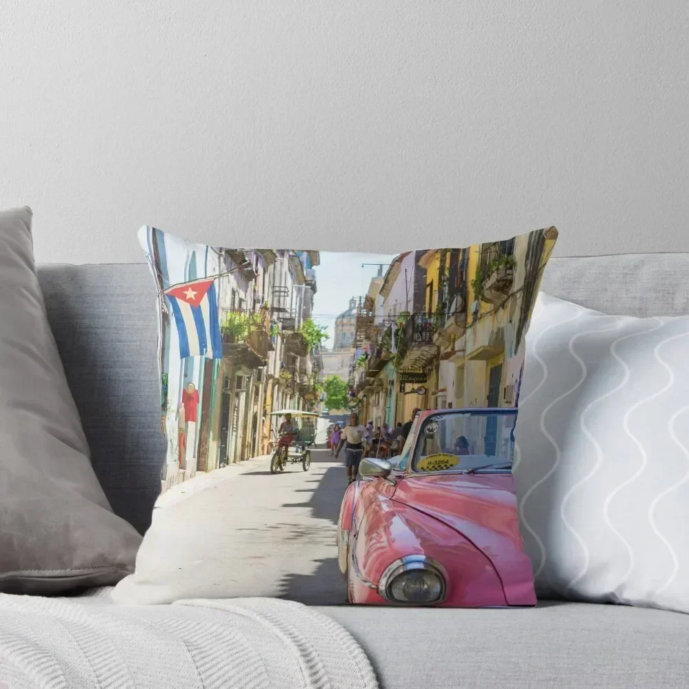 

Morning Walks in CUBA Throw Pillow Cushions Cover Decorative Sofa Cushion Cushions Home Decor pillow