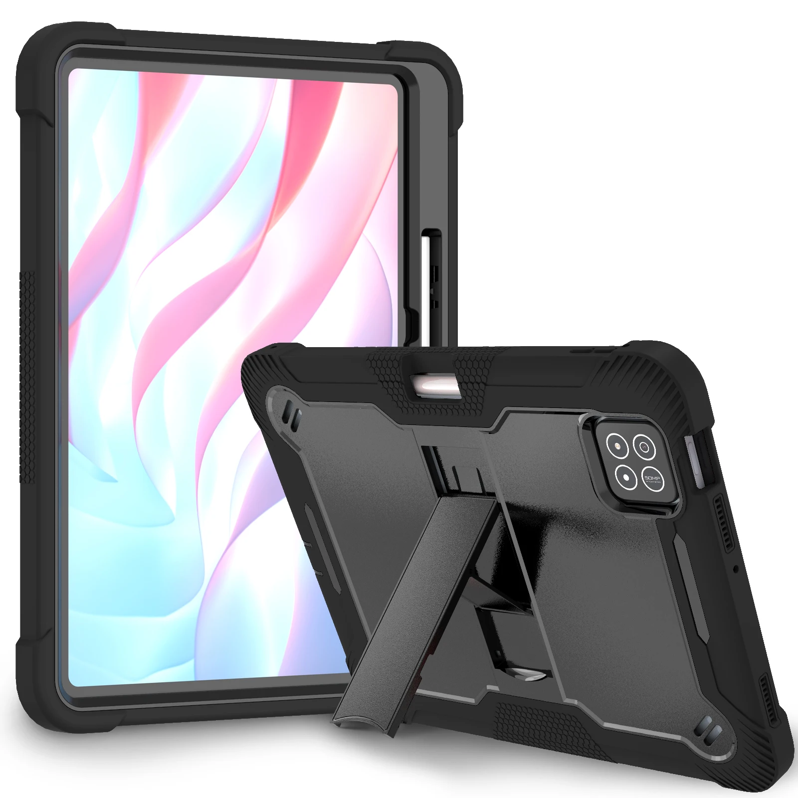 

Case For Xiaomi pad 7 and Xiaomi pad 7 Pro With Kickstand and Pen Slot Rugged Full Body Protective Cover