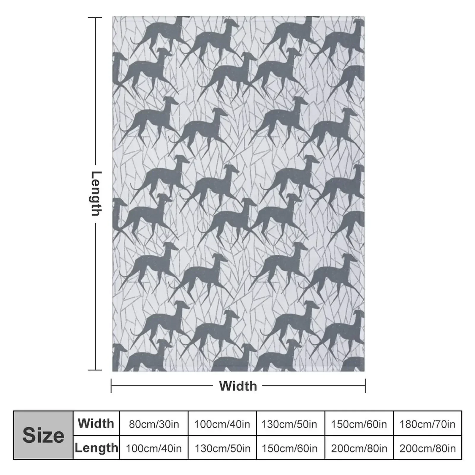 Italian Greyhounds Throw Blanket Quilt Large Blankets