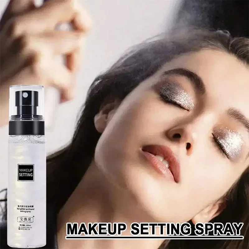 100ML Long-Lasting Makeup Fixing Spray Waterproof Sweatproof Oil Control Hydrating Setting Spray for a Fresh Makeup Finish image 2