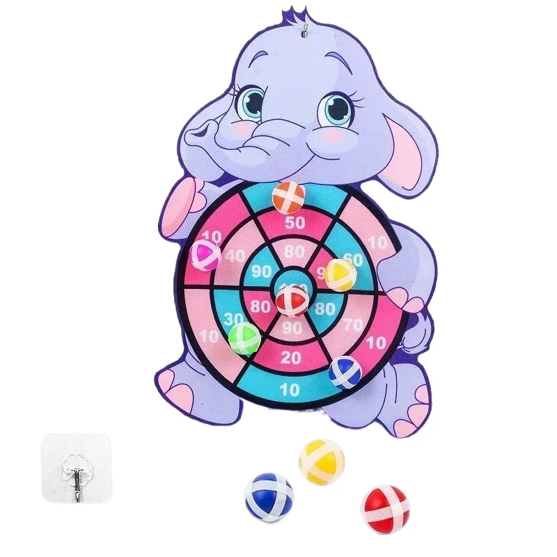 لعبة رمي السهام مونتيسوري الهدف الرياضية للأطفال من عمر 4 إلى 6 سنوات في الهواء الطلق والداخلية للفتيات كرة لزجة هدية للأولاد