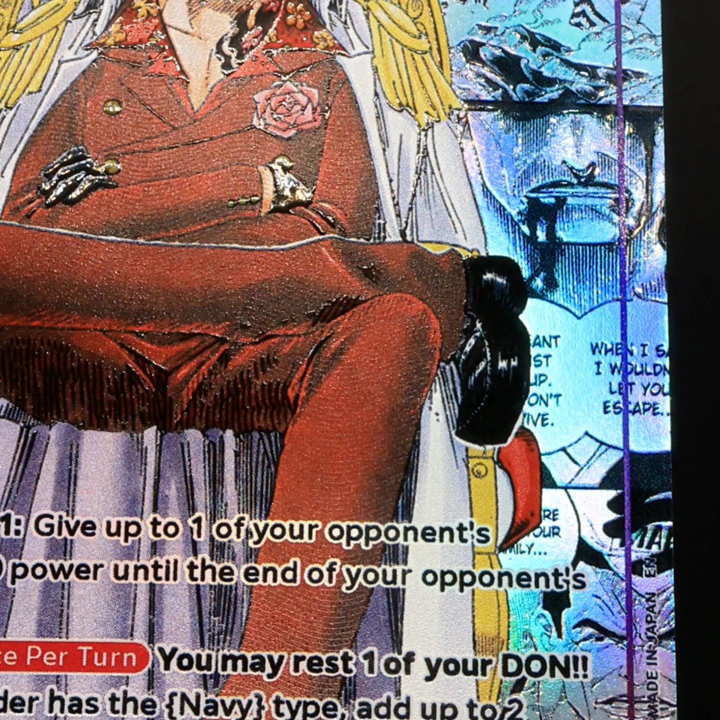One Piece TCG OPCG English OP16 Manga Set Borsalino Kuzan Sakazuki OP16-063 065 073 Textured Foil Card Anime Collectible Cards view 3