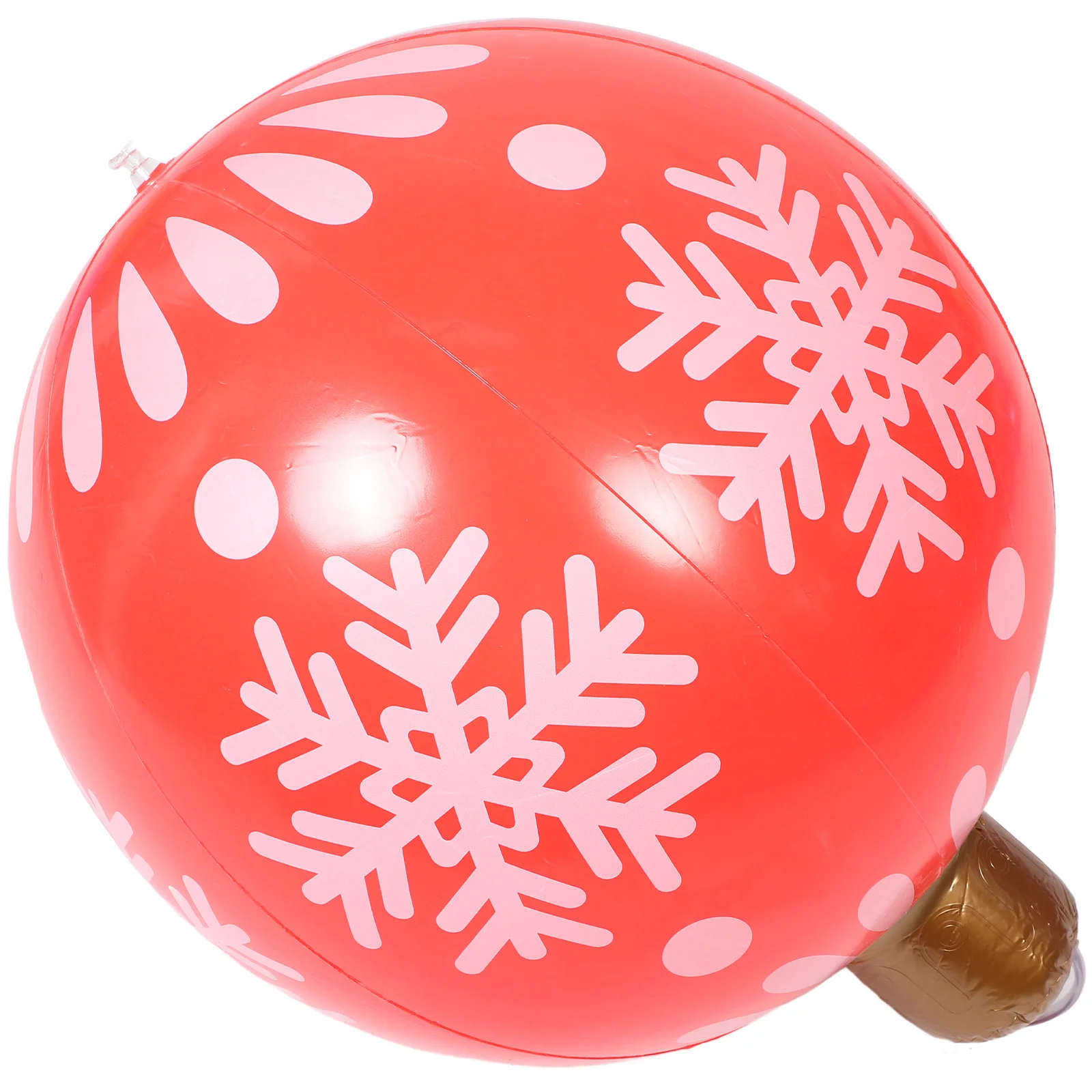 

Giant Inflatable Christmas Ornaments Vibrant Red Color Easy Setup Porch Lawn Yard Decorations Holiday Cheer Christmas Ball