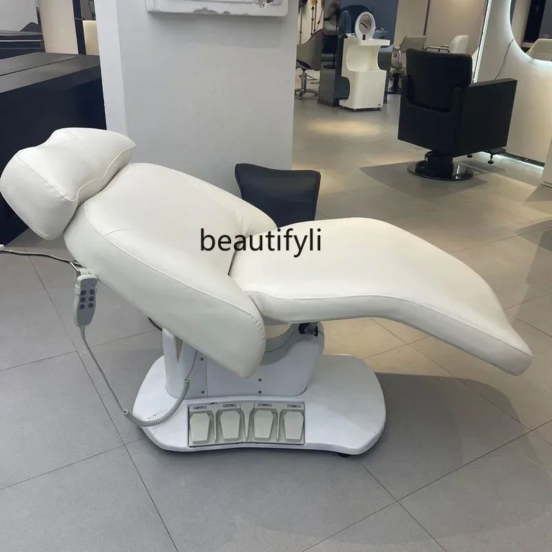 A17 Electric Beauty Bed Beauty Salon Special Bed Eyelash   Ear Cleaning Massage Lifting Tattoo Bed Micro-Finishing Massage