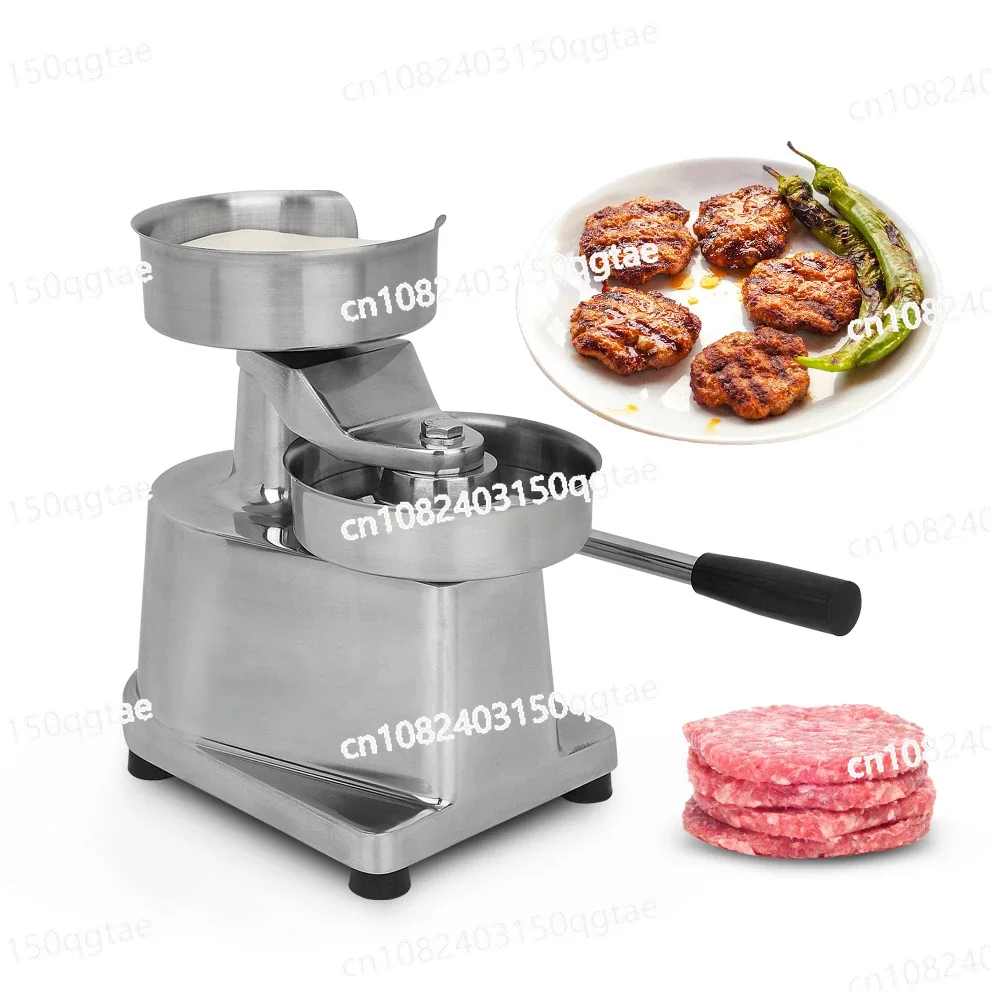 Hot Selling Commercial Meat Press Machine Manual Press Beef Patty Stainless Steel Hamburger Patty Forming Machine 100mm-150mm