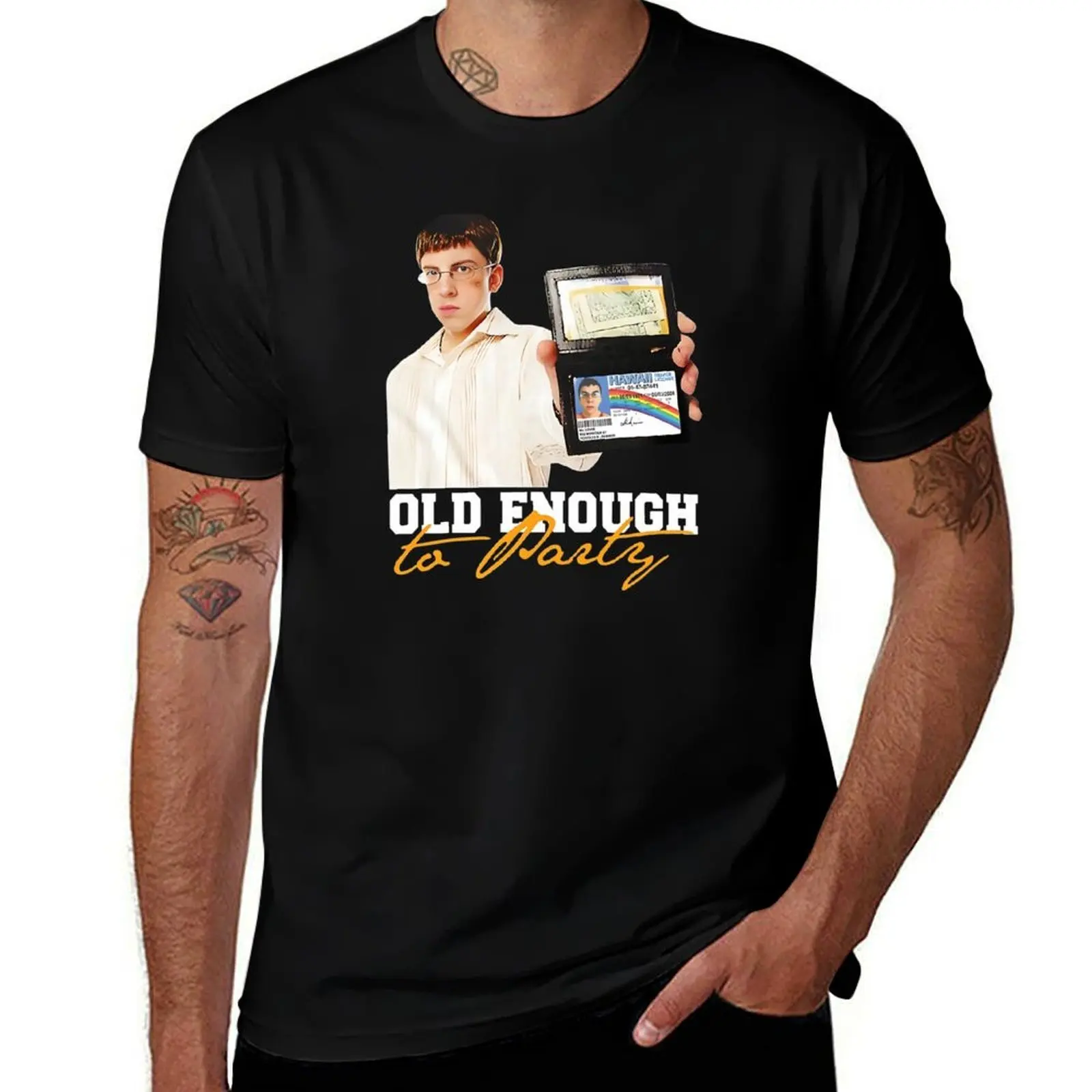 Superbad Mclovin T-Shirt Large Size Casual Tee Shirt T-Shirt