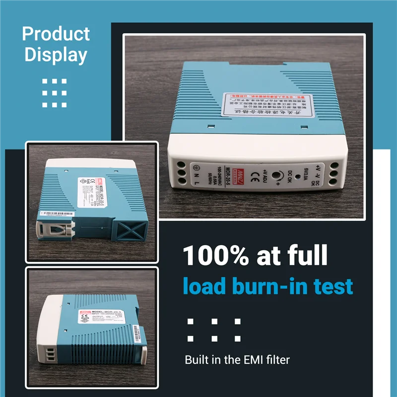 

A77Q-20W Источник питания на DIN-рейку Ac-Dc Драйвер Регулятор напряжения Источник питания 110 В 220 В