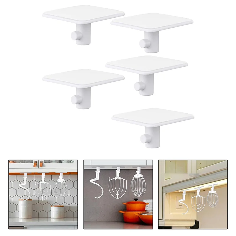 Promotion!Stand Mixer Attachment Holder, Store Stand Mixer Accessories/Part Organizer For Mixer White Kitchenware