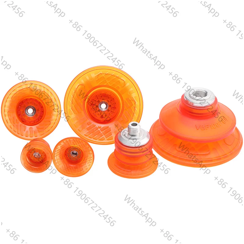 VBF-30/40/50/60/80/100PU-18F Series Powerful Pneumatic Polyurethane Suction Cup Vacuum Suction Cup Industrial