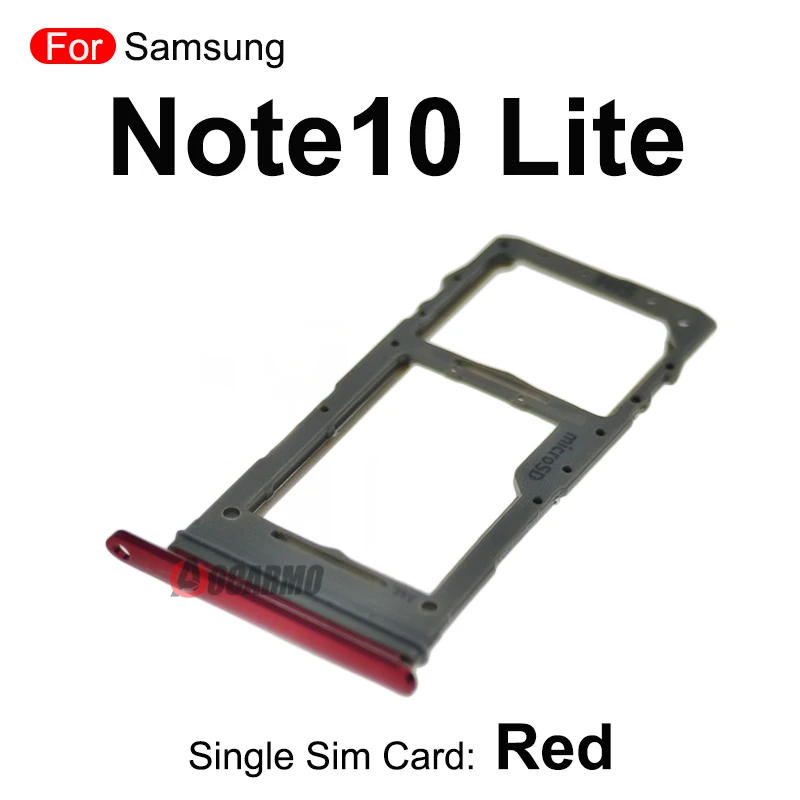 Pièce de rechange pour carte EpiCard, fente pour Samsung Galaxy Note 10 Lite Tourists et Single Sim EscalMicroSD