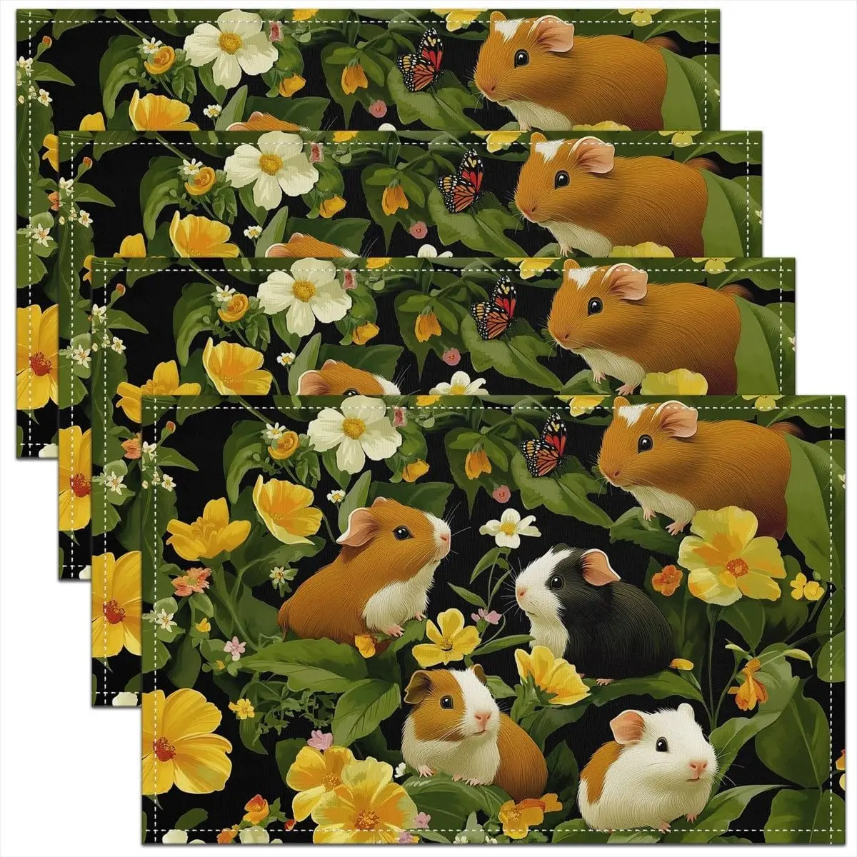 Guinea Pig Placemats Set of 4 18