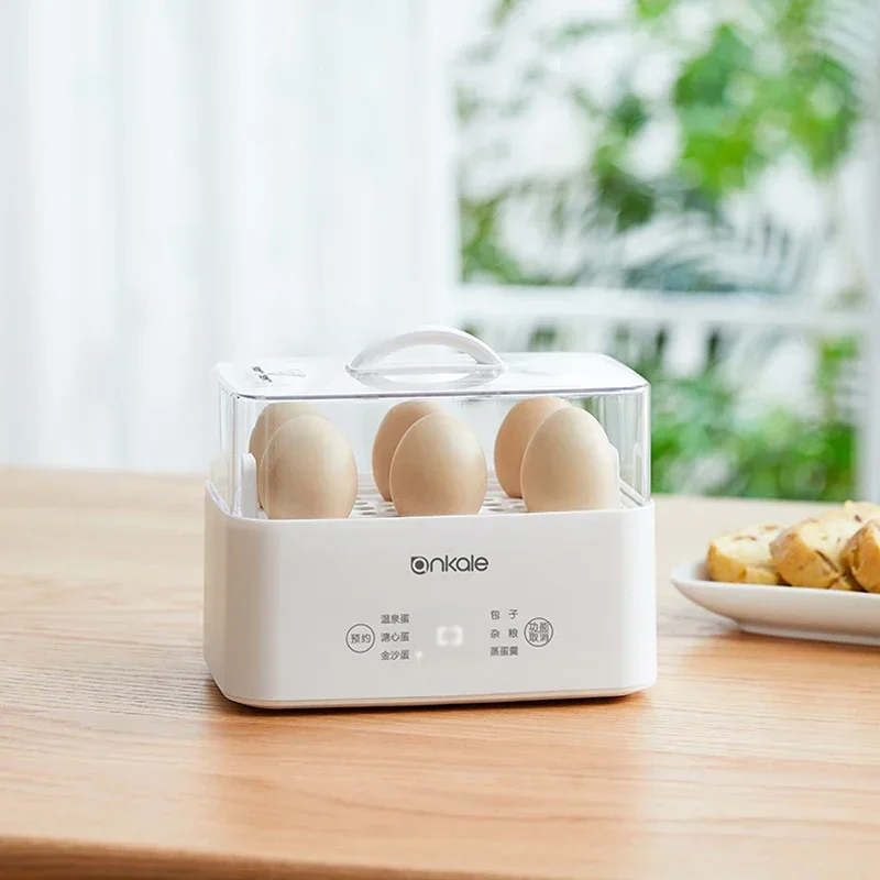 

6 Eggs Boiler Steamer Multi Function Rapid Electric Egg Cooker Auto-Off Generic Omelette Cooking Tools Kitchen Utensil Breakfast