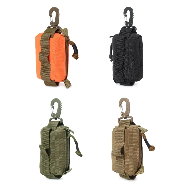 

Tactically Pouches Belt Bag Utility Bag Keychain Zippers Case Coin Purse Small Storage Bag for Outdoor Camping Hiking