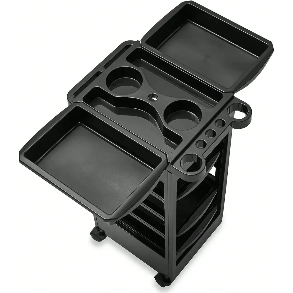 

Beauty Salon Rolling Trolley Cart With 5 Drawers Rolling Tray, Salon Tray, Salon Station, Tattoo Tray, Salon Tray On Wheels, St