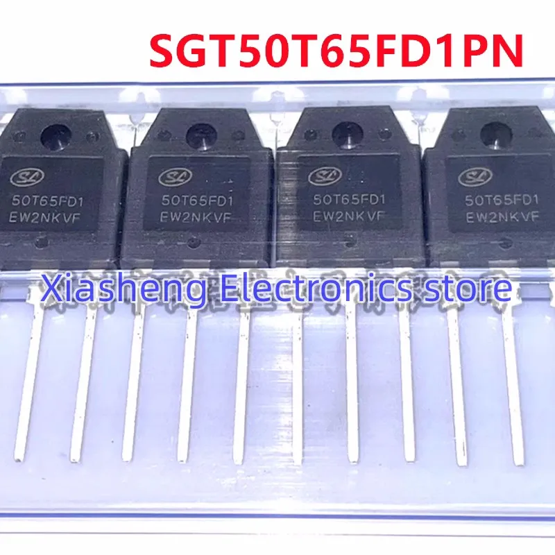 100% New and Original 5Pcs 50T65FD1 SGT50T65FD1PN TO-3P 50A 650V Field Effect Transistor IGBT Powerful Transistors Good Quality