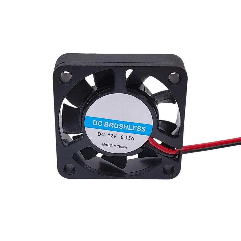 10PCS DC Brushless Fan with Two Lines 5V 12V 24V Industrial Cooling Fans Sleeve Bearing 40*10mm