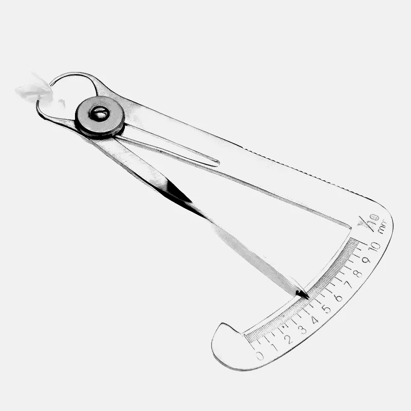 

Ruler Dental Gauge Caliper for Metal/wax Stainless Steel Dentist Metal/wax Thickness Measurement Ruler Tool Dentist Tools