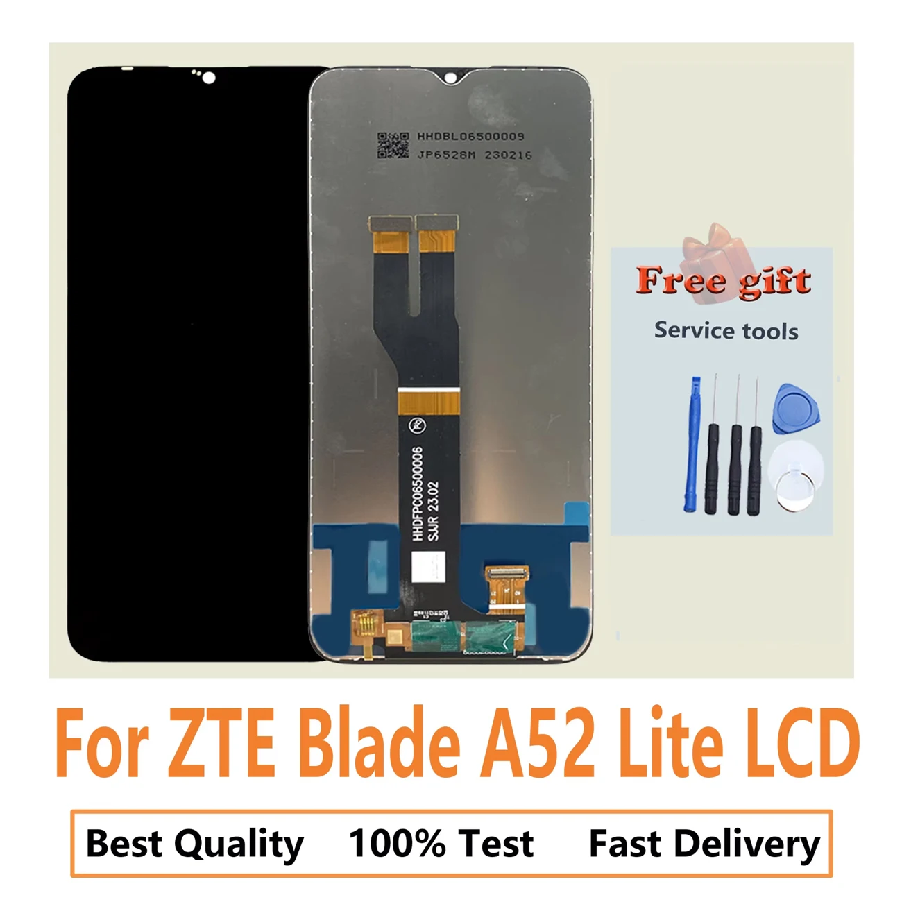 Pantalla Original de 6,52 pulgadas para ZTE Blade A52 Lite, Panel táctil LCD, montaje de digitalizador de cristal, piezas de repuesto para