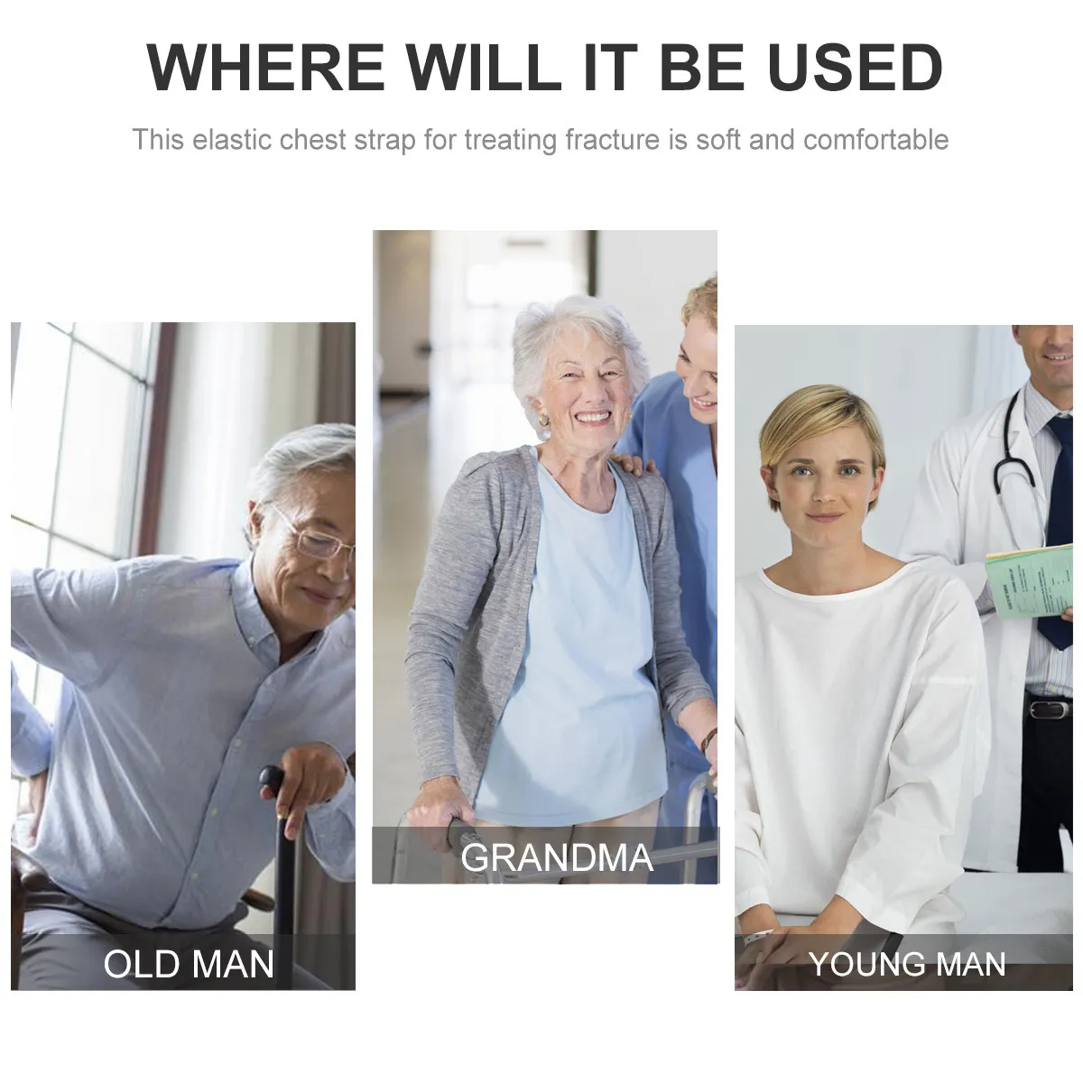 

Дышащий эластичный поддерживающий пояс для груди, защитный бандаж для восстановления после операции, облегчения боли, комфортной фиксации и поддержки ребер