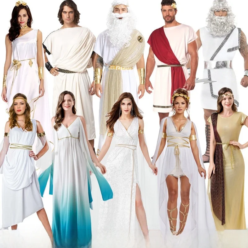 

Halloween Costume Goddess Garb Pharaoh King Ancient Mythological Story Theme Parent-Child Athena Goddess Traditional Chinese ...