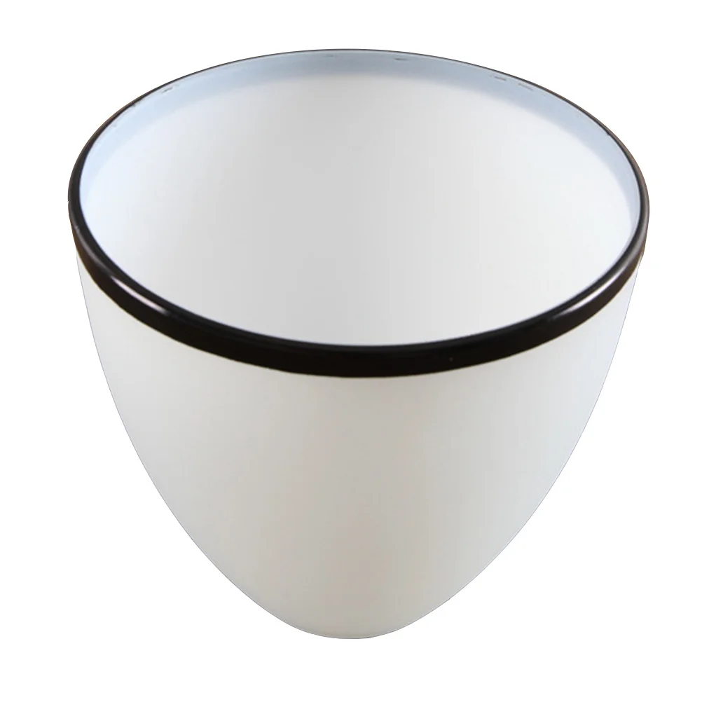 

Шикарный чехол для люстры, стеклянный абажур, простая установка, украшение для дома, мягкий свет, защита глаз, белый, черный