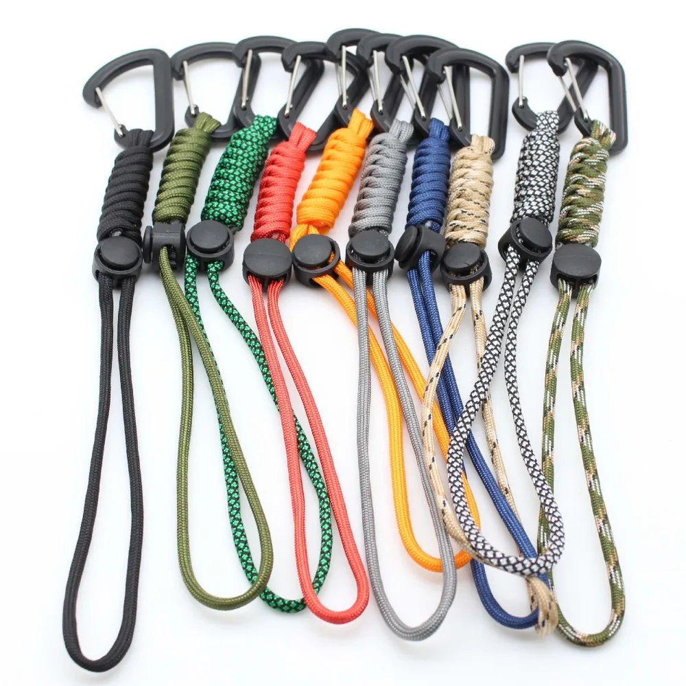 Outdoor Tactical Hook Backpack Mountain Climbing Hook Camping Emergency Umbrella Rope Hang, Quick Hook Key Chain, Anti-loss Rope