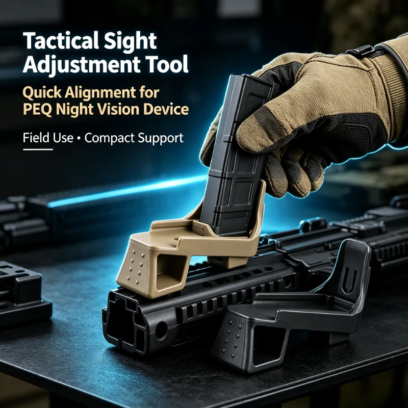 Prone Support Base GBB PMA Magazine Pouch Base Tactical PEQ Night Vision Device Adjustment Tool For Hobby Model Fittings