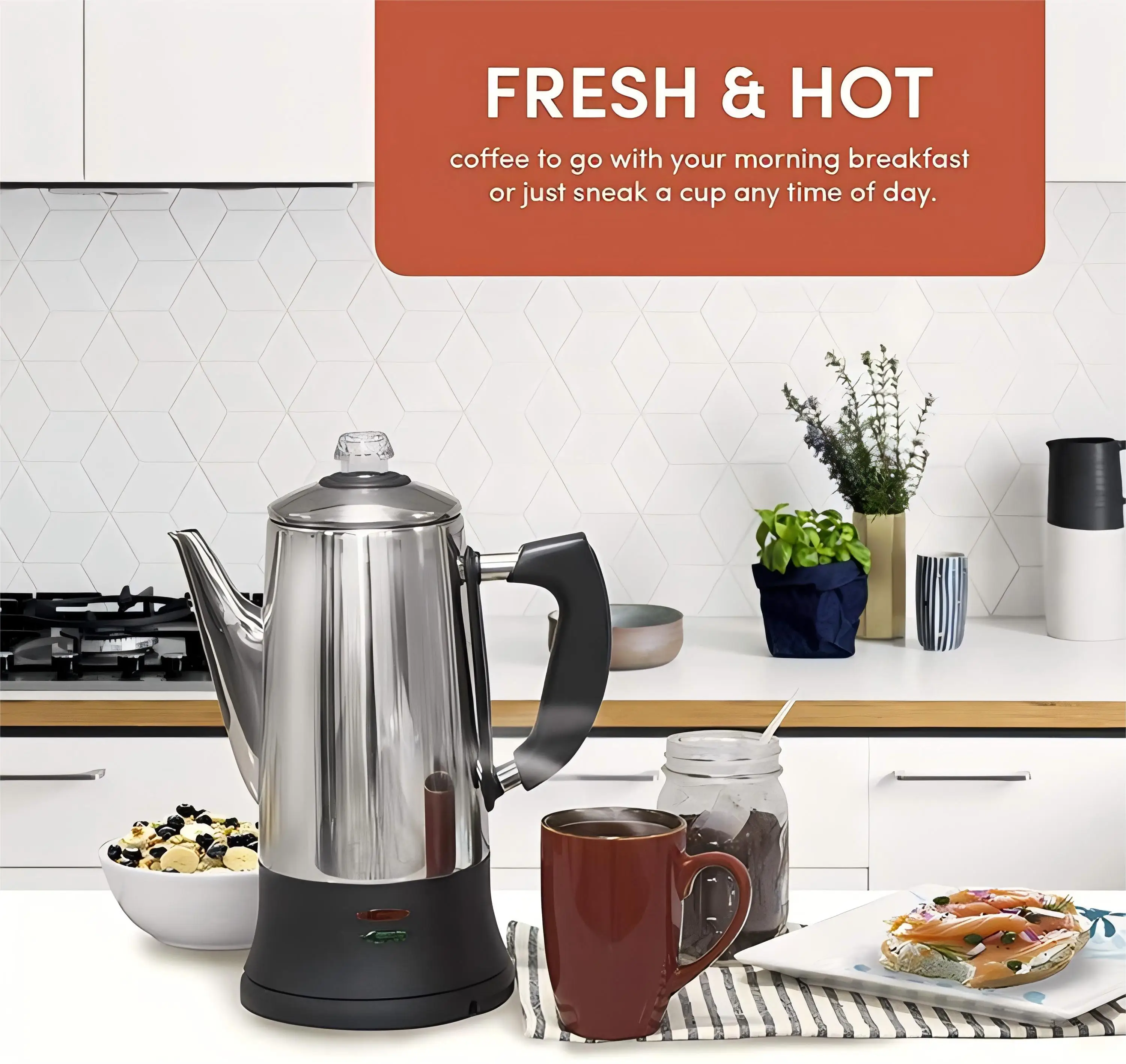 Grote Capaciteit 1.8L Elektris - French Press Coffee Maker recensie en prijs